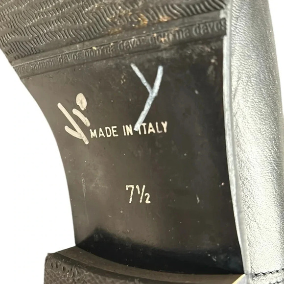 Aquatalia boots,vtg,women 7.5,knee high ,tall,riding boots,pre owned,black - Picture 5 of 15